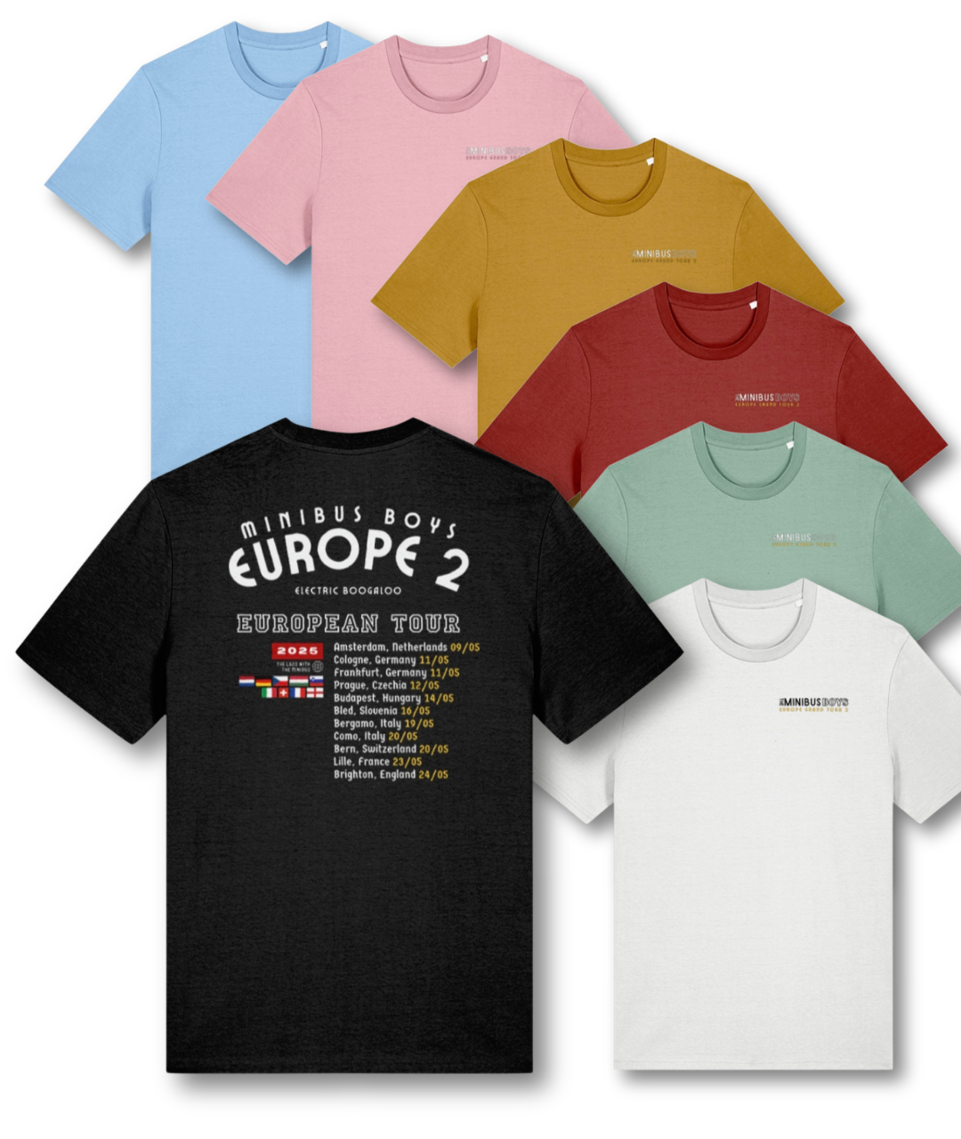 Europe 2 Tour T-Shirt (Faceless)